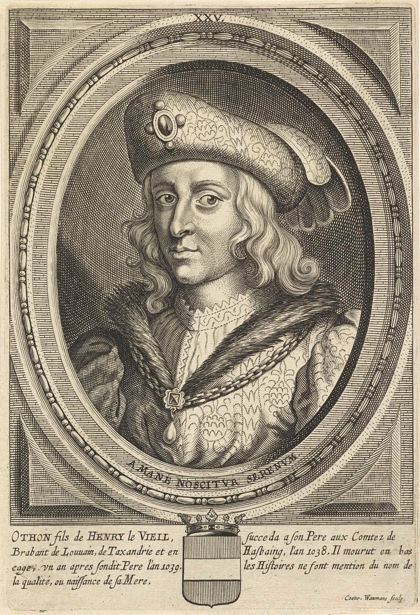 Portrait of Otto, Duke of Brabant and Leuven by Conrad (after) Waumans