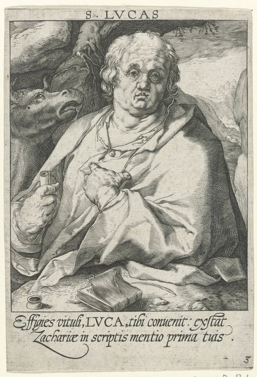 Evangelist Luke by Conrad Goltz (possibly)