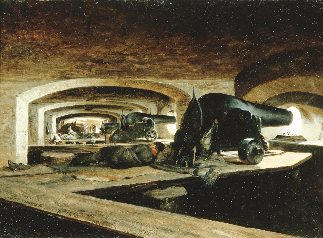Fort Sumter, December 8 by Conrad Wise Chapman