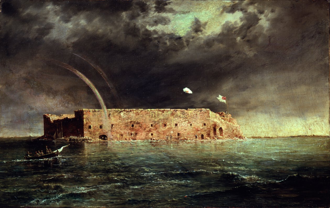 View of Fort Sumter, South Carolina, 1863 by Conrad Wise Chapman