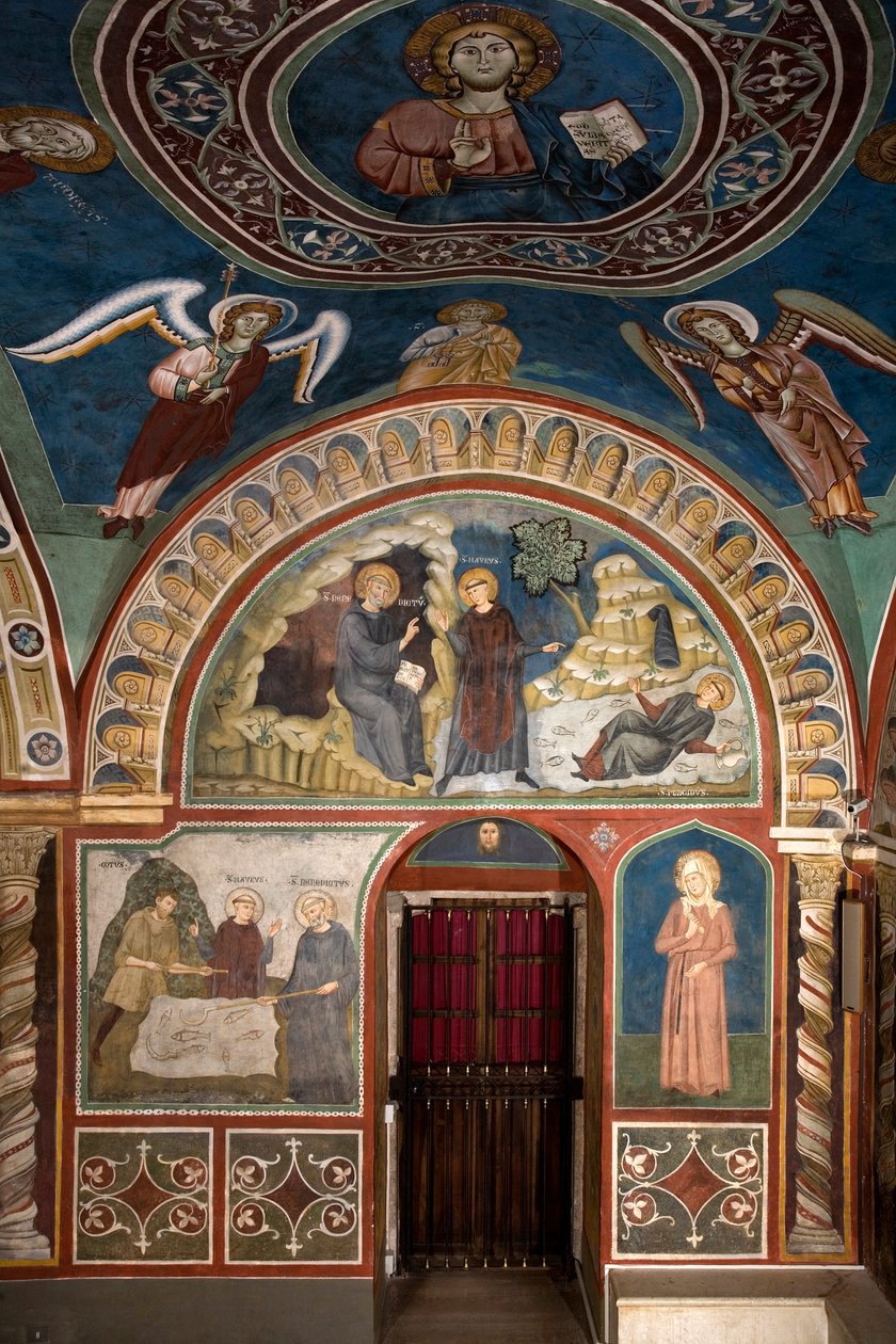Different Episodes of the Life of Saint Benedict: In the Center 