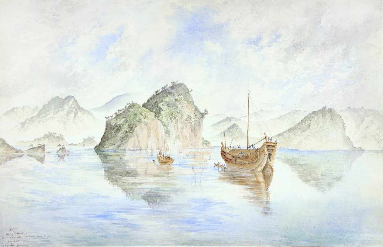 Nagasaki, Japan: Isle of Pappenberg by Constance Frederica Gordon Cumming
