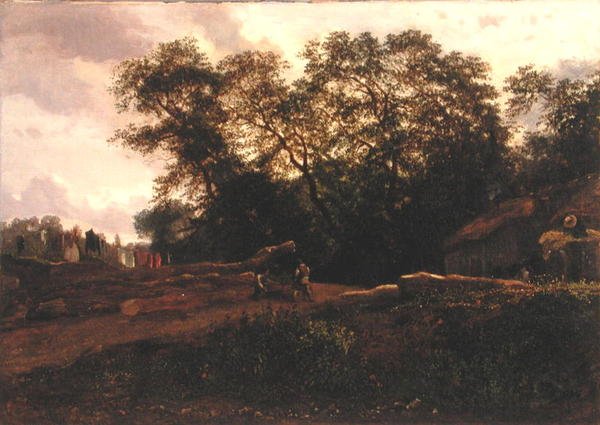 The Edge of the Forest, late 1830s by Constant Emile Troyon