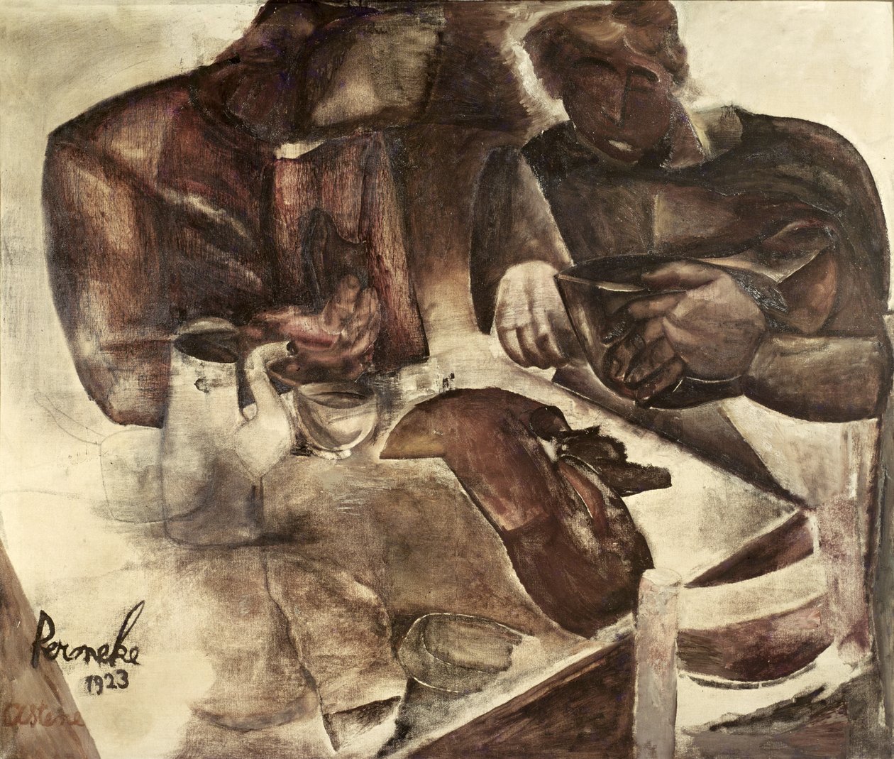 Black Bread by Constant Permeke