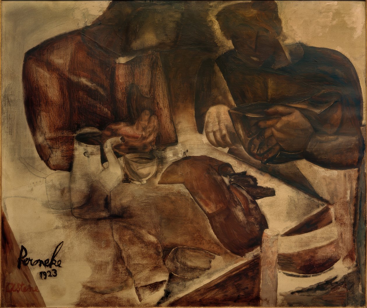 The Black Bread by Constant Permeke