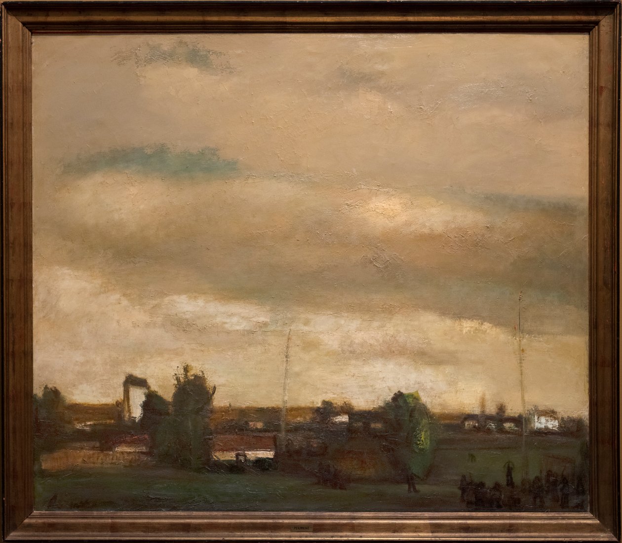 Village and archery by Constant Permeke