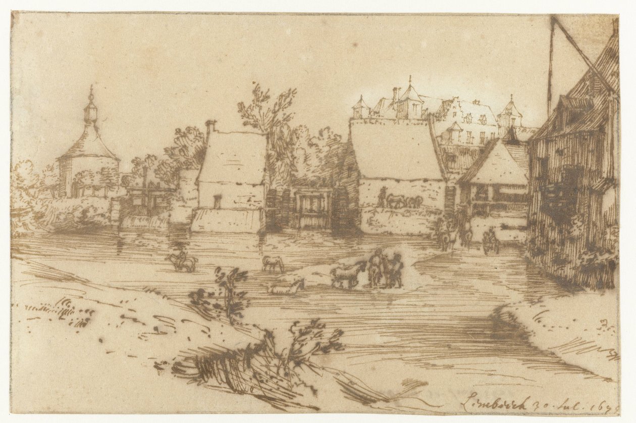 View of Lembeek by Constantijn Huygens (II)