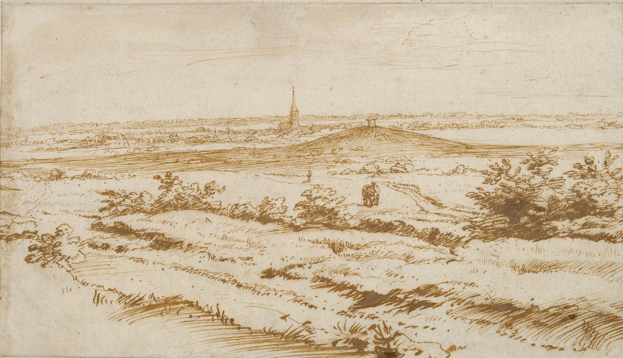 Landscape near Appeldoorn by Constantijn Huygens