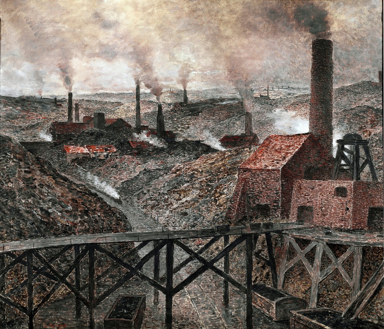 In the Black Country by Constantin Emile Meunier