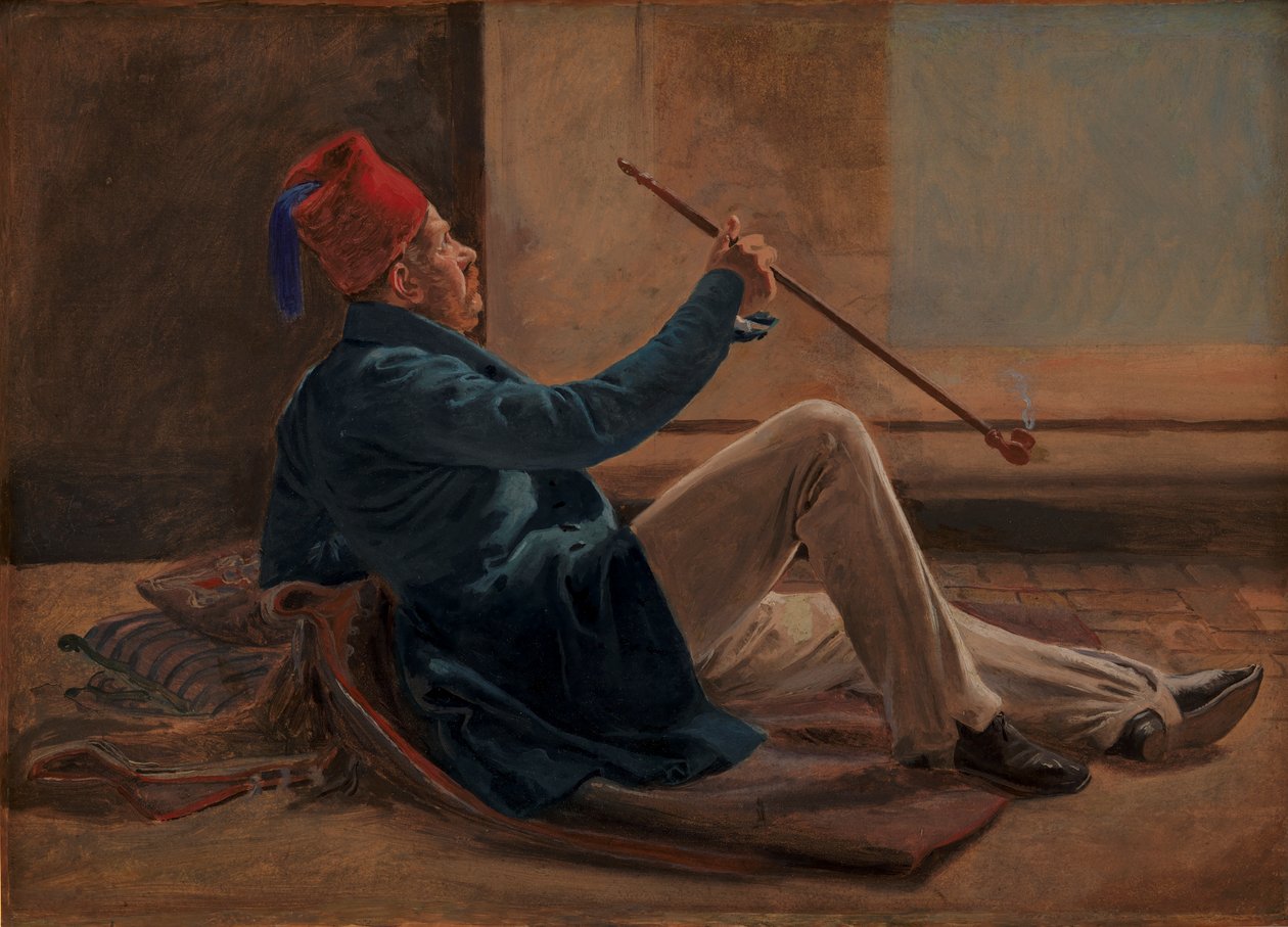The Architect Gottlieb Bindesbøll by Constantin Hansen