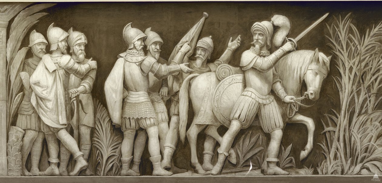 Pizarro Going to Peru The Frieze in the Rotunda of the United States Capitol by Constantino Brumidi