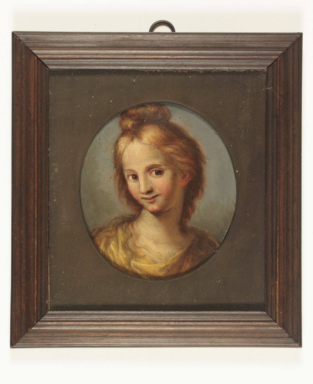 Head of a Girl in a Yellow Dress by Continental School Continental School