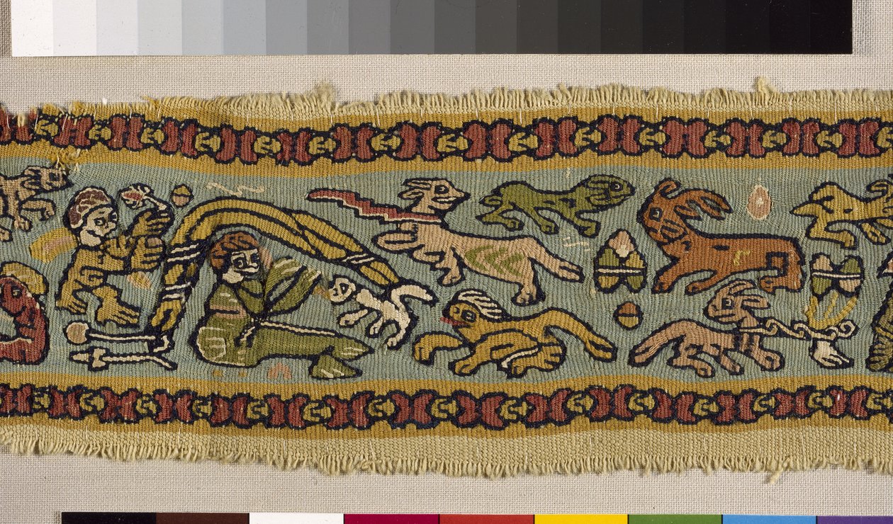 Polychrome Textile, 4th-12th Century by Coptic