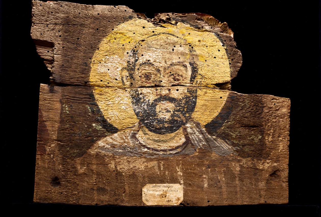Portrait of a Coptic Monk / Baouît Monastery by Coptic Coptic