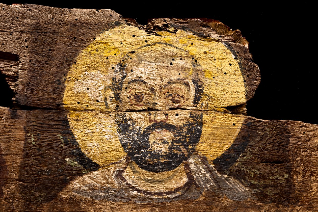 Portrait of a Coptic Monk / Monastery of Baouît (Egypt) by Coptic Coptic