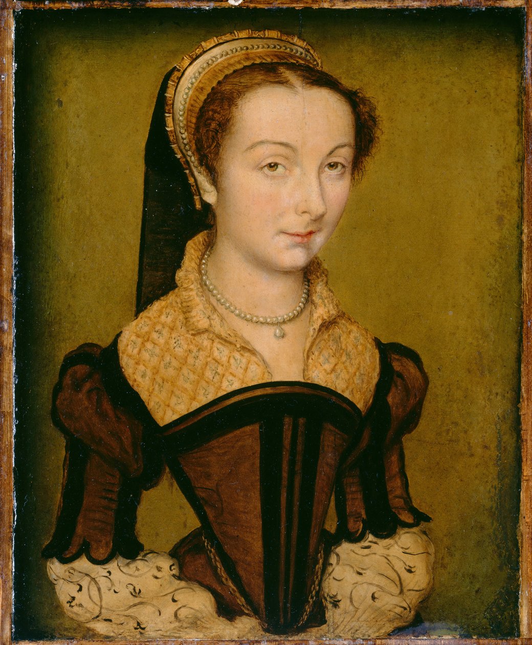 Portrait of Louise de Halluin, dame de Cipierre, c. 1555 by Corneille de Lyon