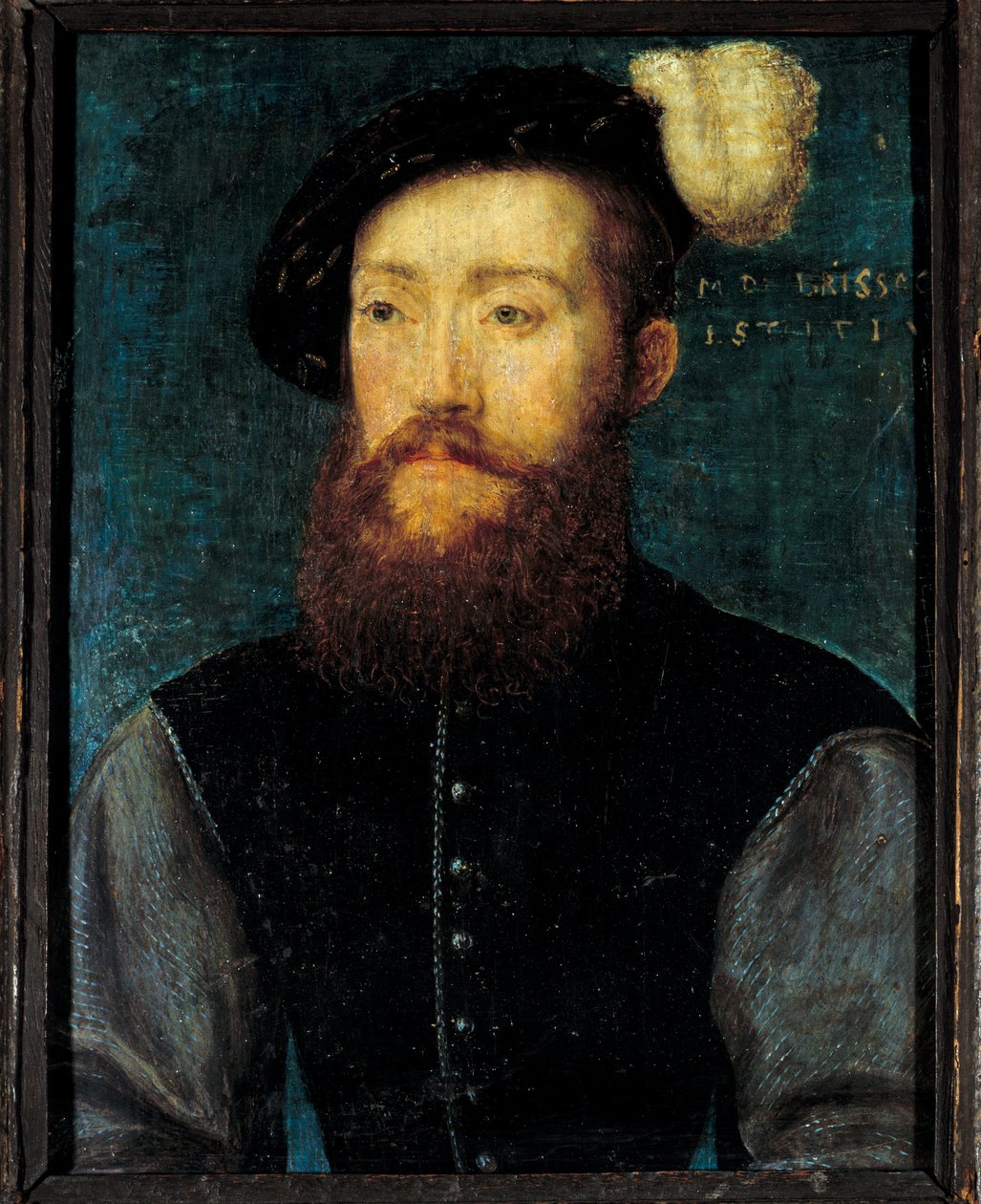 Portrait of Charles de Cosse, Count of Brissac (Cosse-Brissac) by Corneille de la  Haye