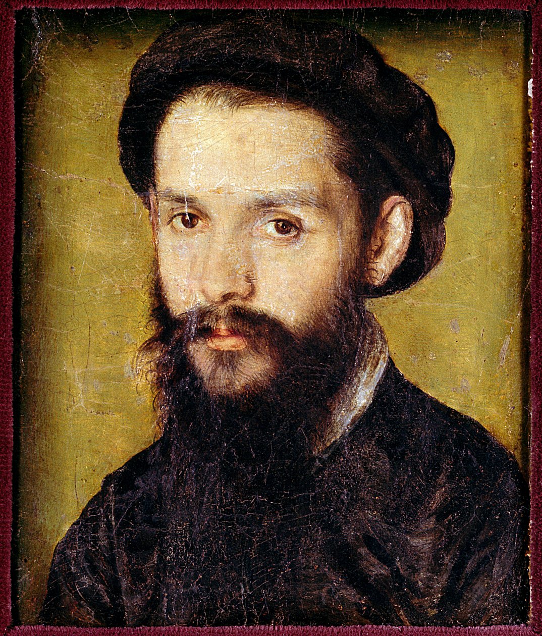 Portrait of Clement des Marets dit Marot (1496-1544) by Corneille de la  Haye