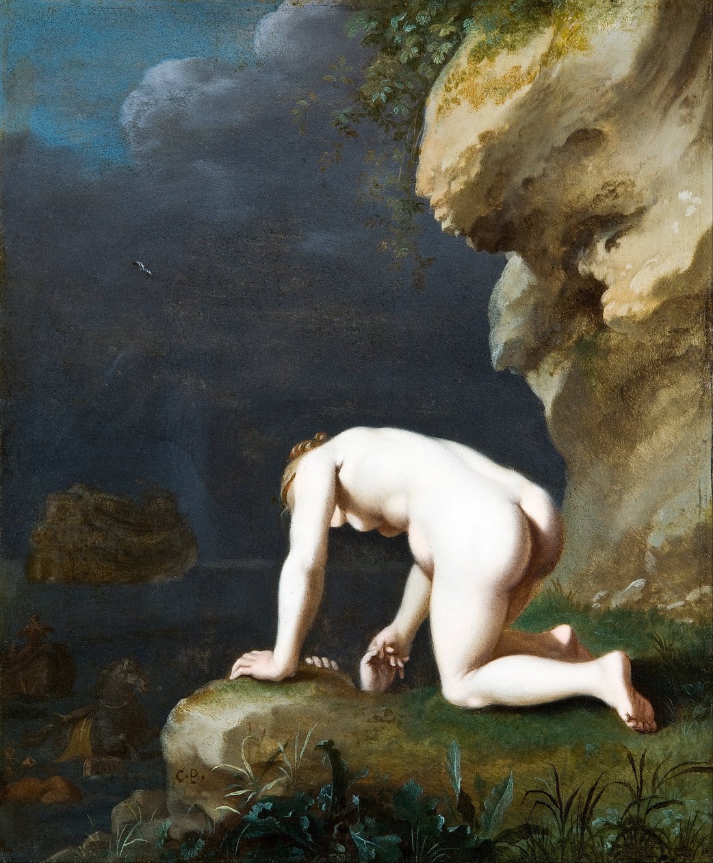 The Goddess Calypso Rescues Ulysses by Cornelis van Poelenburch