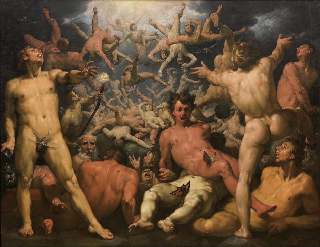 Fall of the Titans by Cornelis van Haarlem