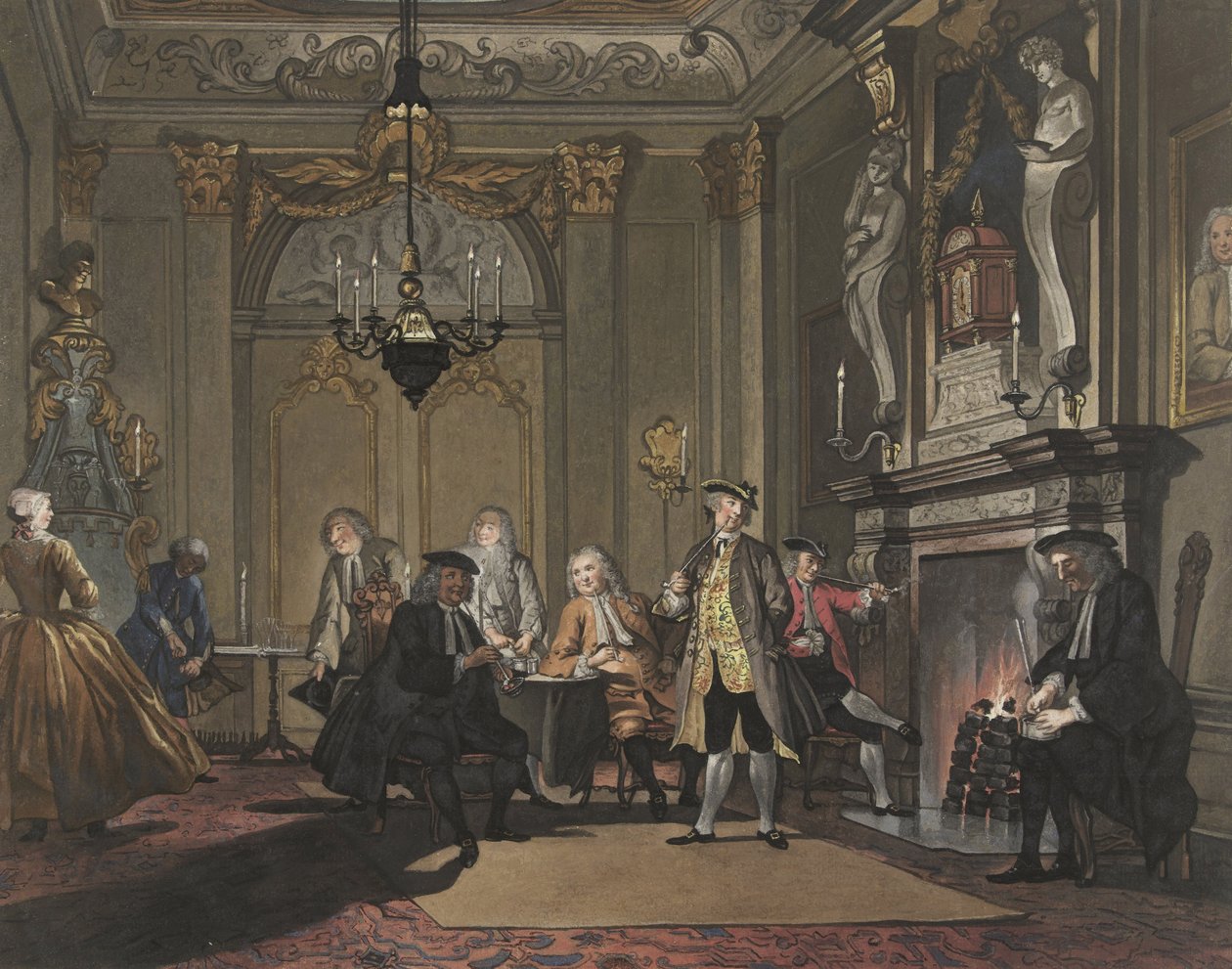 No One Spoke by Cornelis (after) Troost