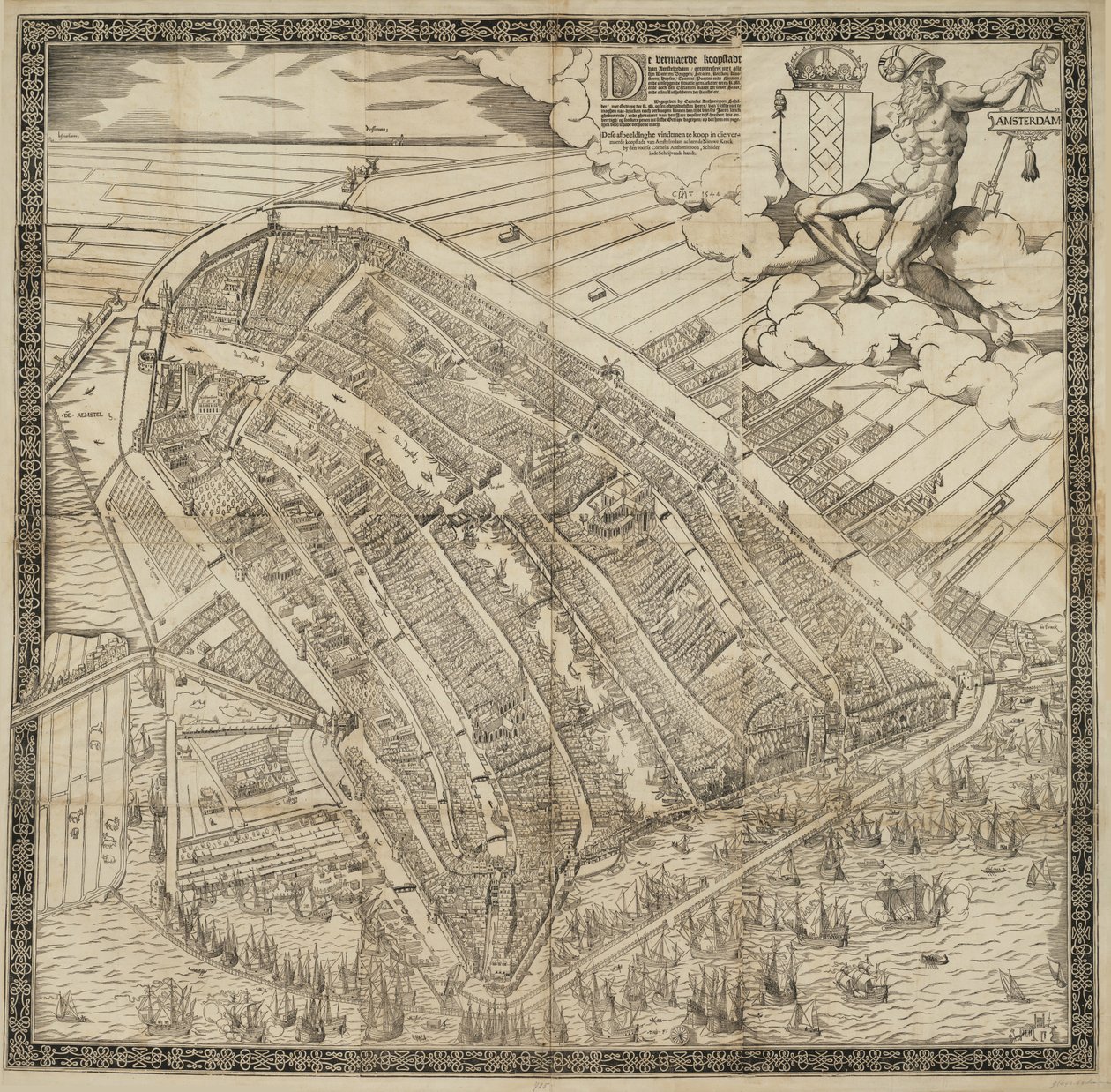 The Famous Trading City of Amsterdam by Cornelis Anthonisz.