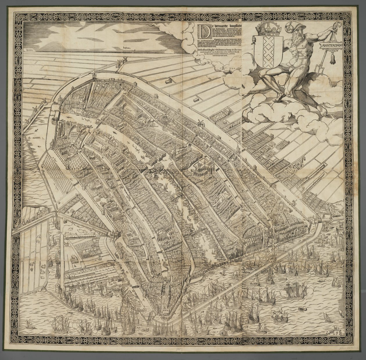 The Famous Trading City of Amsterdam by Cornelis Anthonisz.
