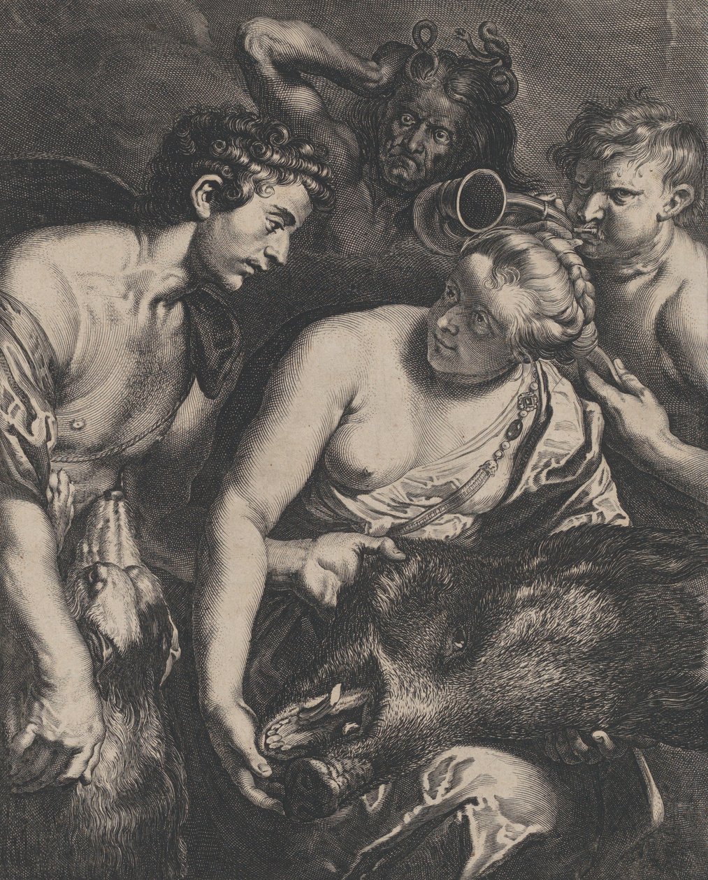 Atalanta and Meleager by Cornelis Bloemaert
