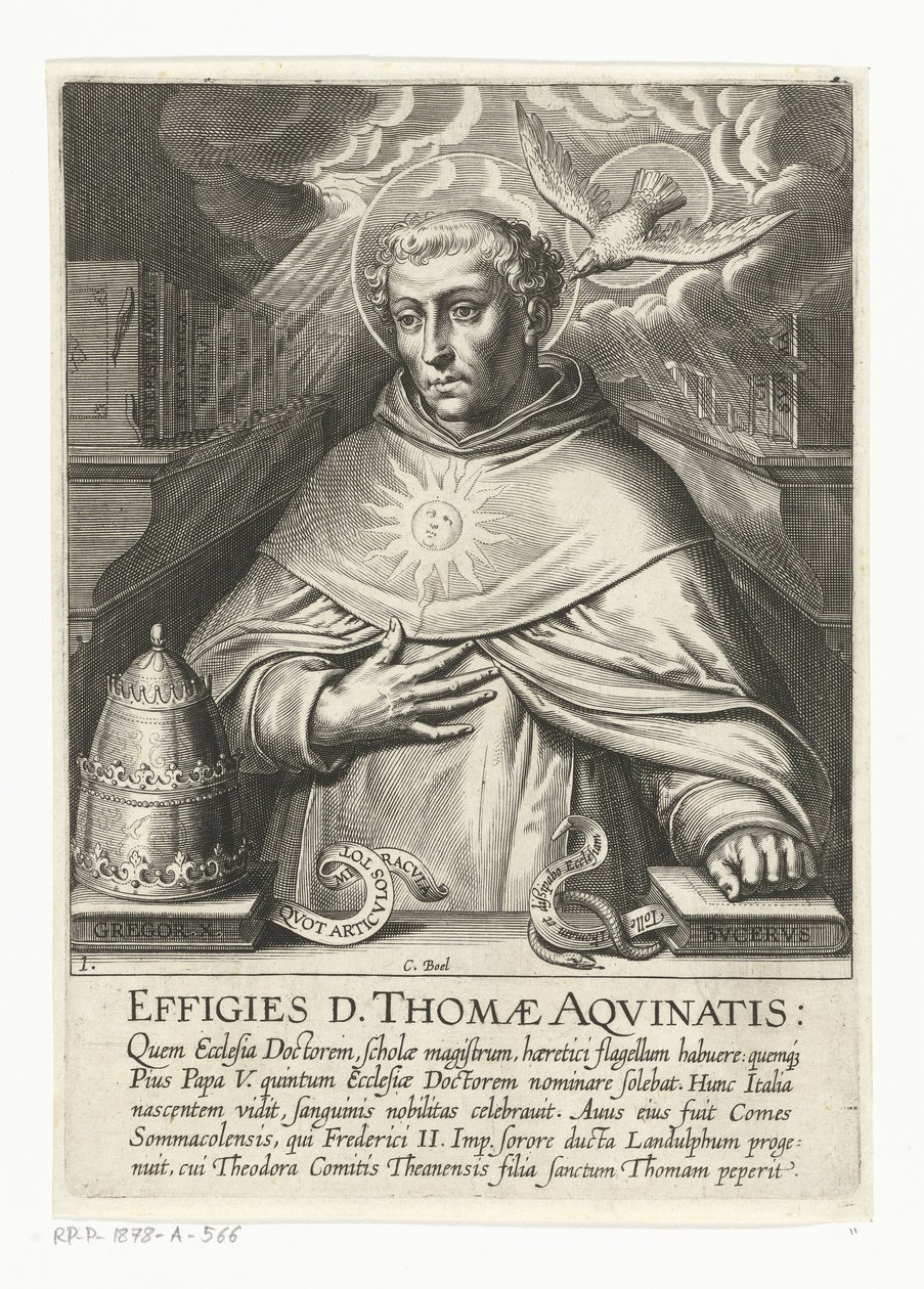 Saint Thomas Aquinas (Series: The Life of Saint Thomas Aquinas) by Cornelis Boel
