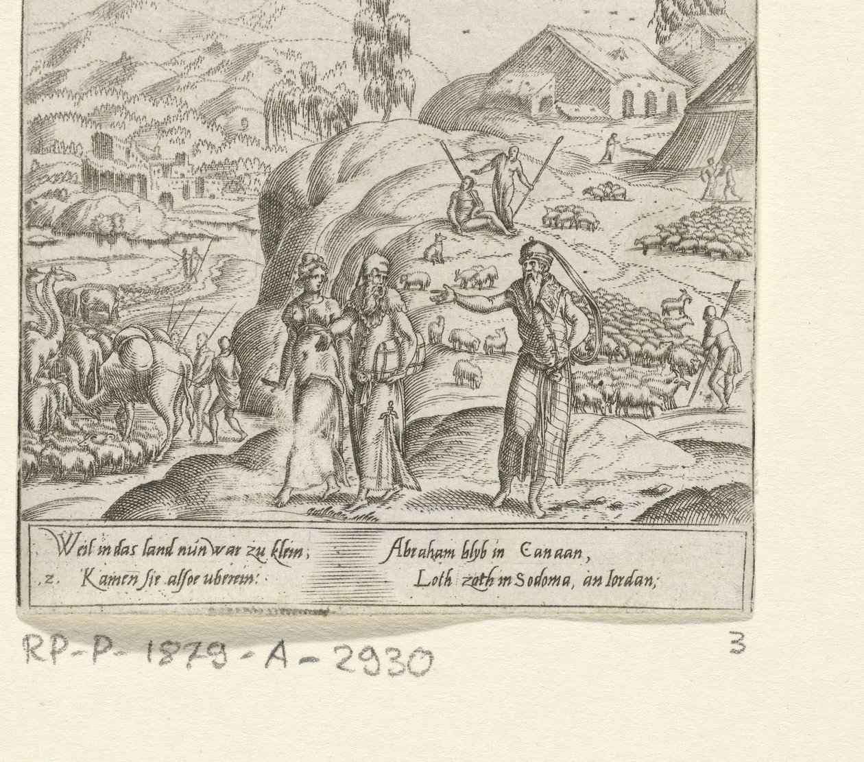 Parting of Abraham and Lot by Cornelis Bos
