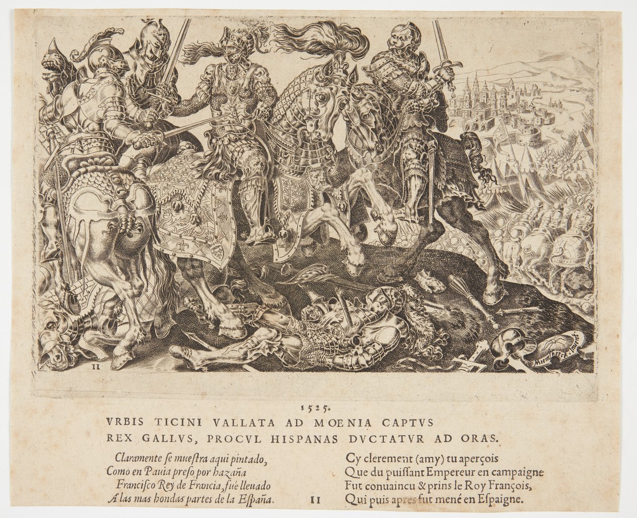 King Francis I Taken Prisoner at the Battle of Pavia by Cornelis Bos