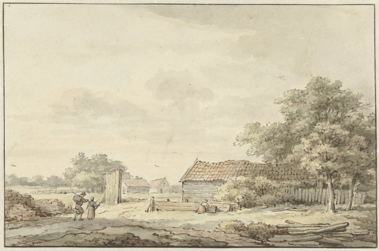Landscape with Farms by Cornelis Buys