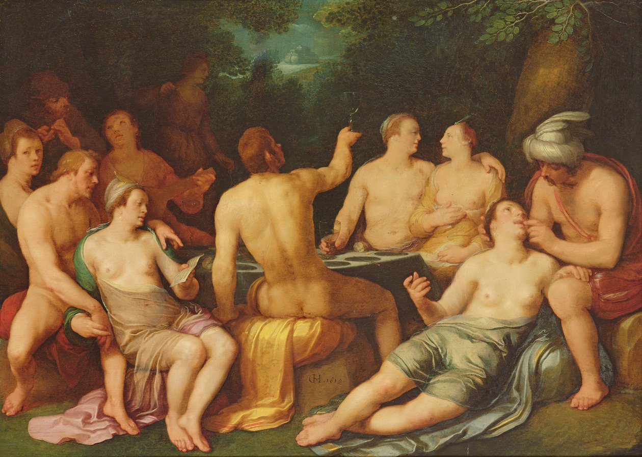 The Corruption of the World Before the Flood, 1619 by Cornelis Cornelisz van Haarlem