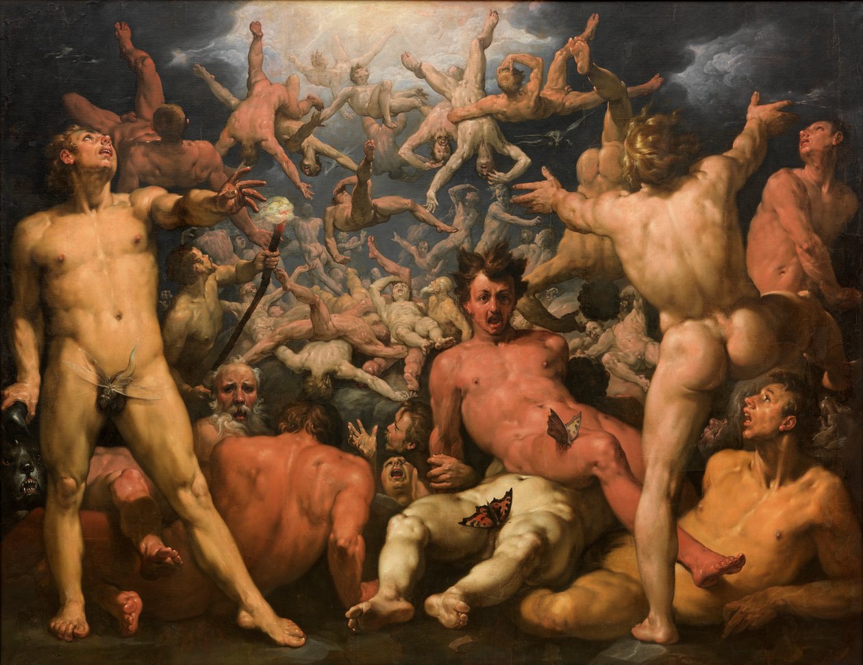 The Fall of the Titans (The Titanomachia) by Cornelis Cornelisz van Haarlem