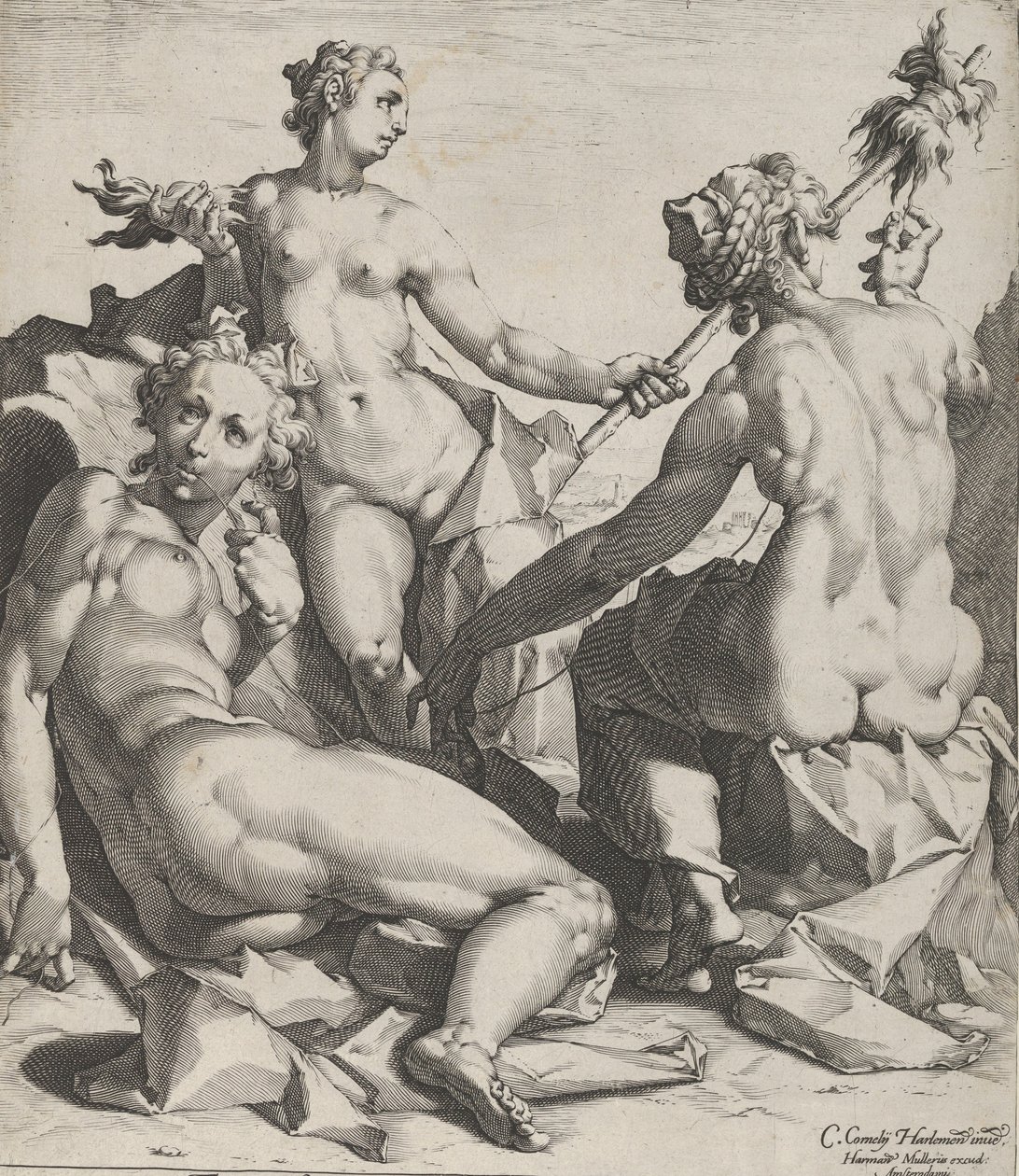 The Three Fates by Cornelis Cornelisz van Haarlem