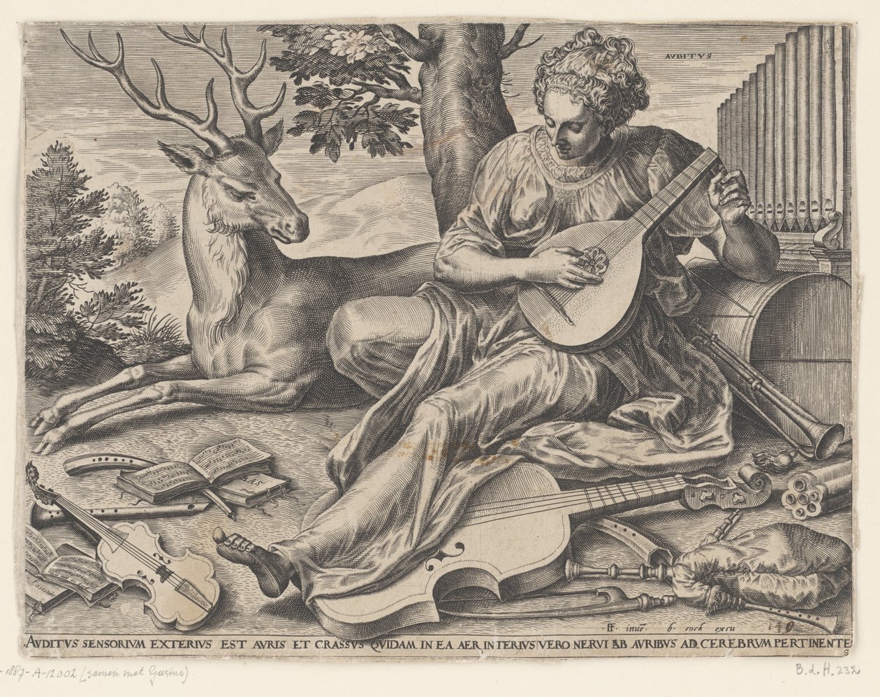 Hearing (The Five Senses series) by Cornelis Cort