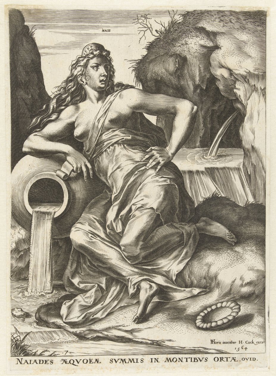 Naiad by Cornelis Cort