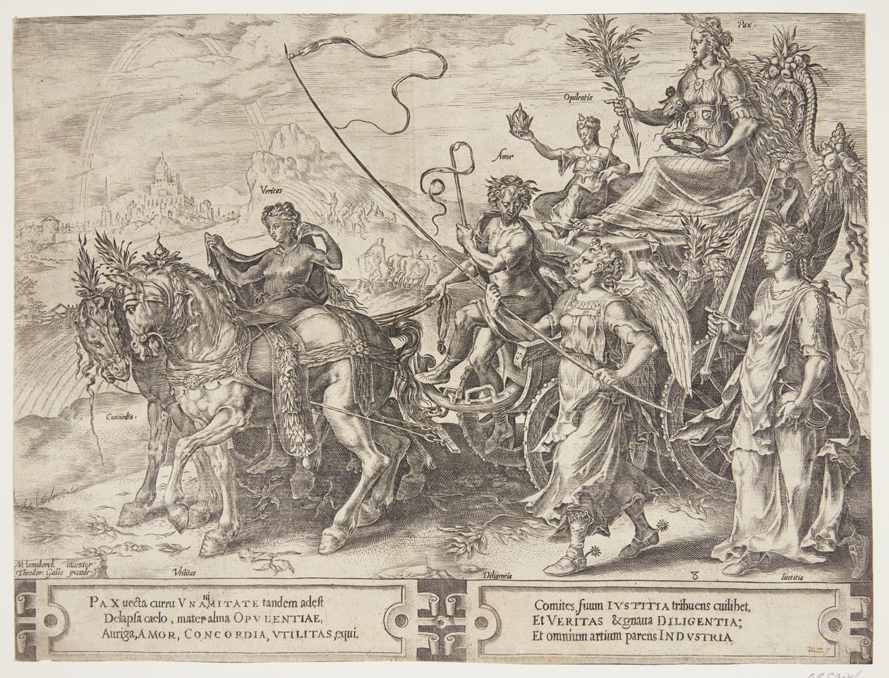 The Triumph of Peace by Cornelis Cort