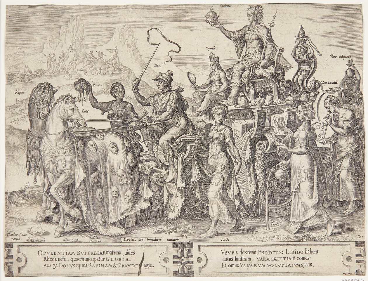 The Triumph of the Riches by Cornelis Cort