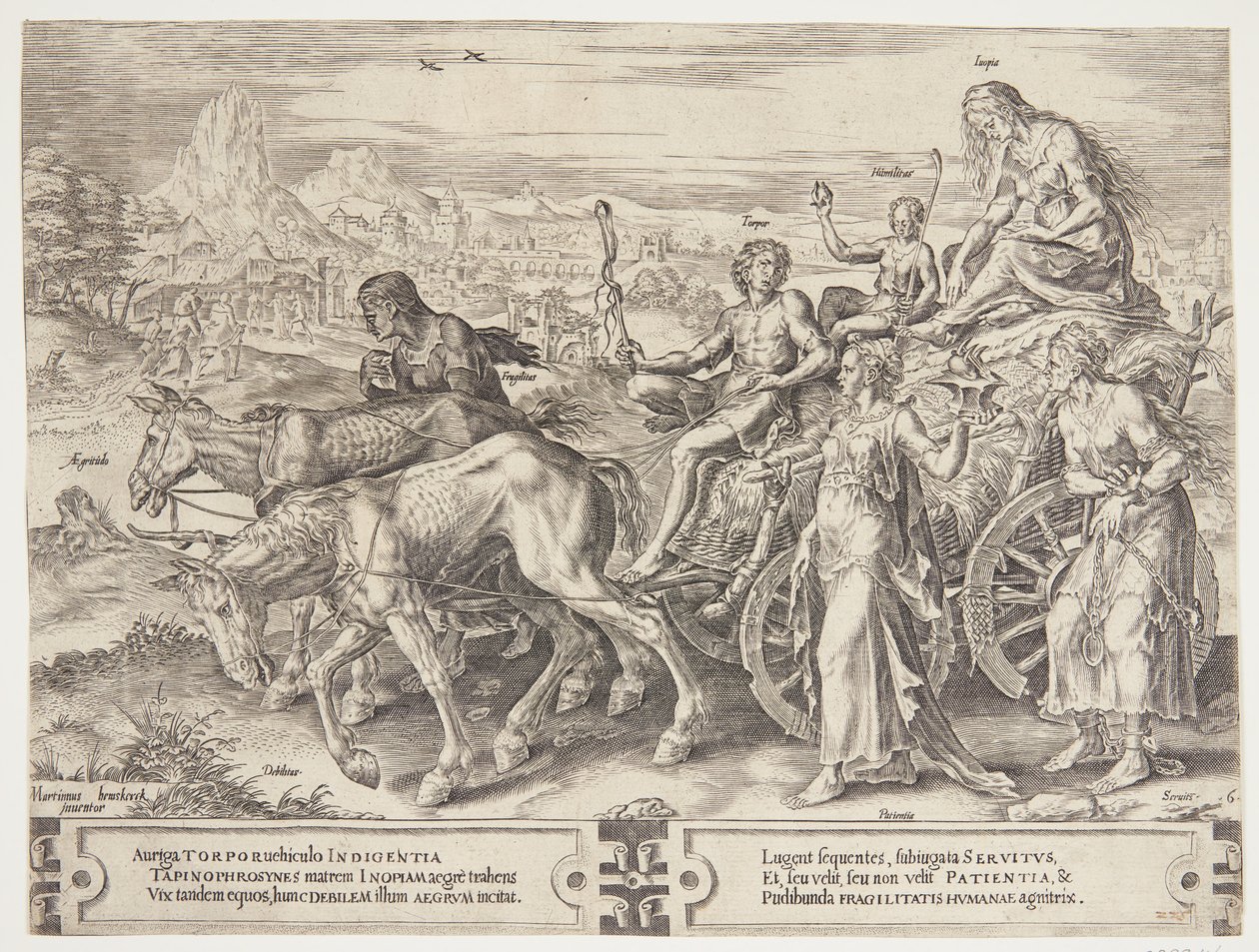 The Triumph of Want by Cornelis Cort