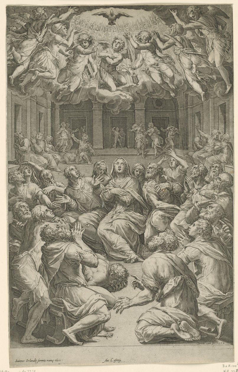 Outpouring of the Holy Spirit by Cornelis Cort