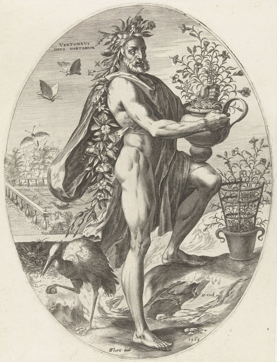 Vertumnus by Cornelis Cort