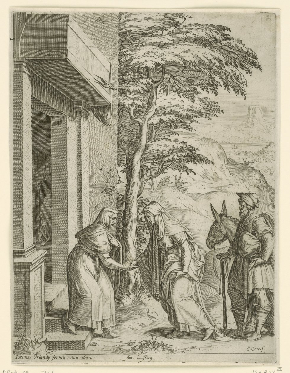 Visitation by Cornelis Cort