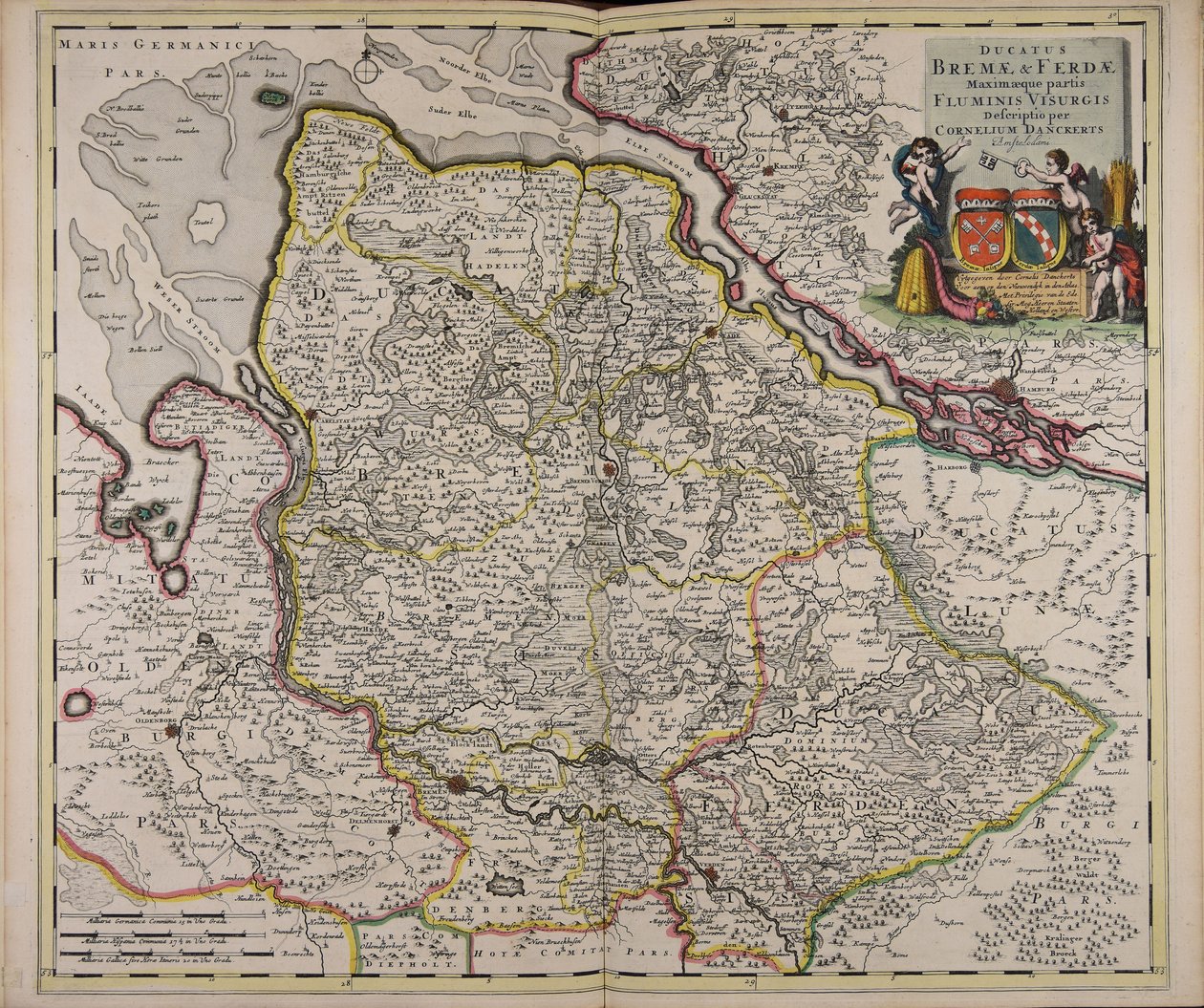 Description of the Duchy of Bremen and Verden and the Great Part of the River Weser by Cornelis Danckerts