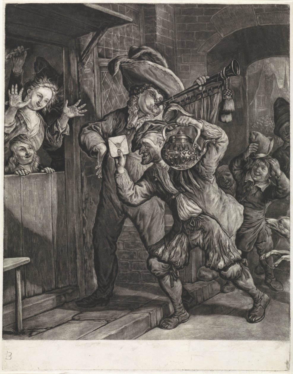 Lottery of Grootebroek, 1694 by Cornelis Dusart