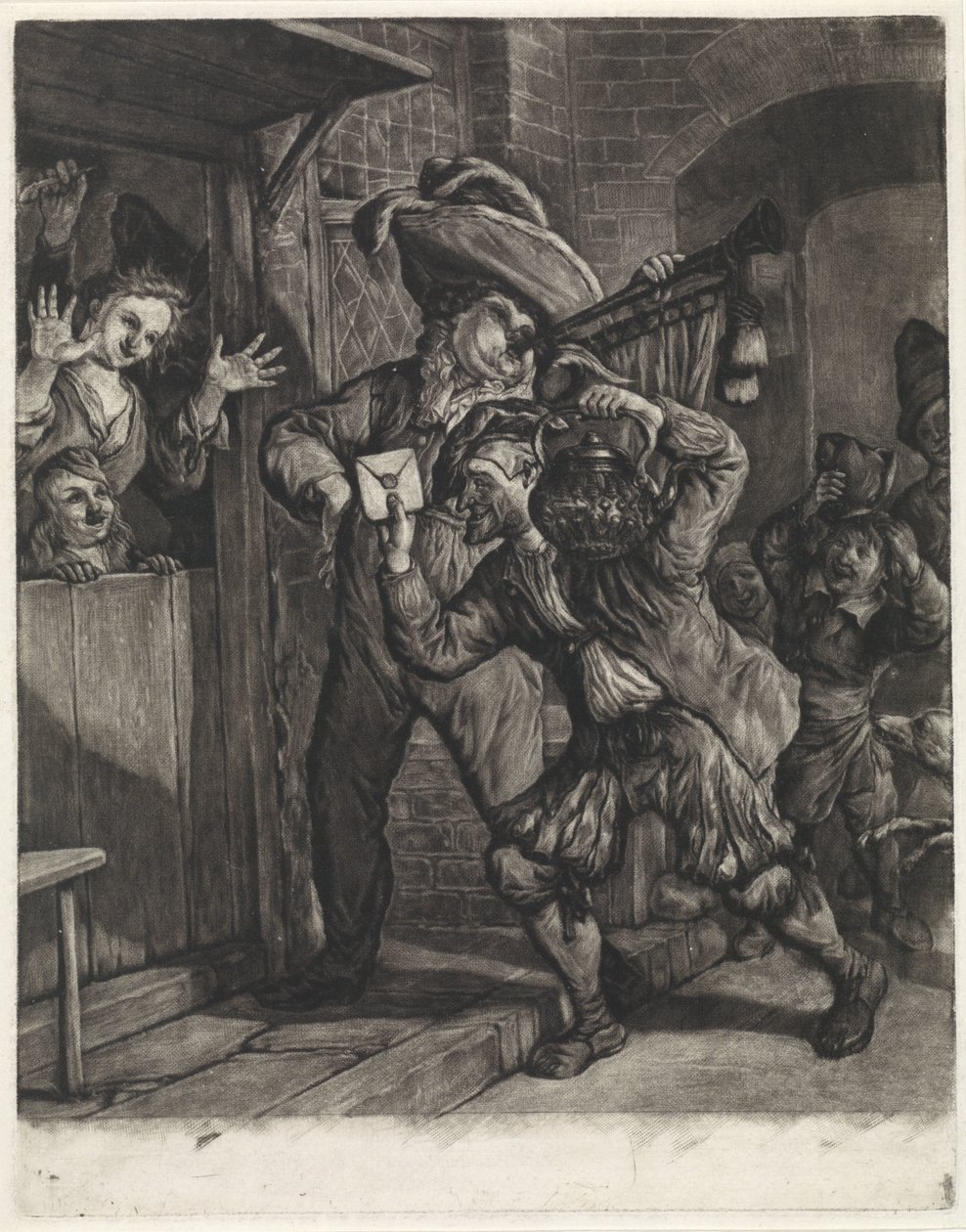 Lottery of Grootebroek, 1694 by Cornelis Dusart