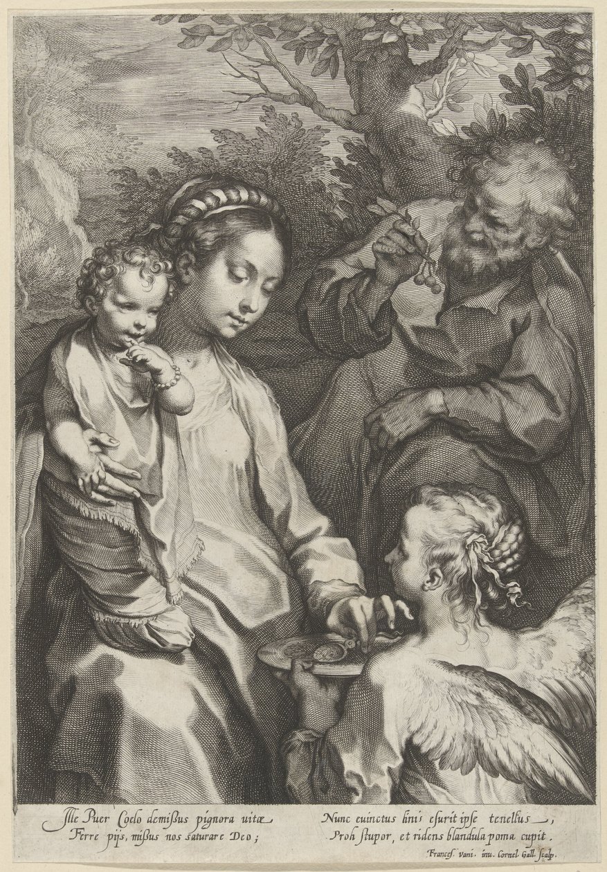 Mary Feeding the Child by Cornelis Galle (I)