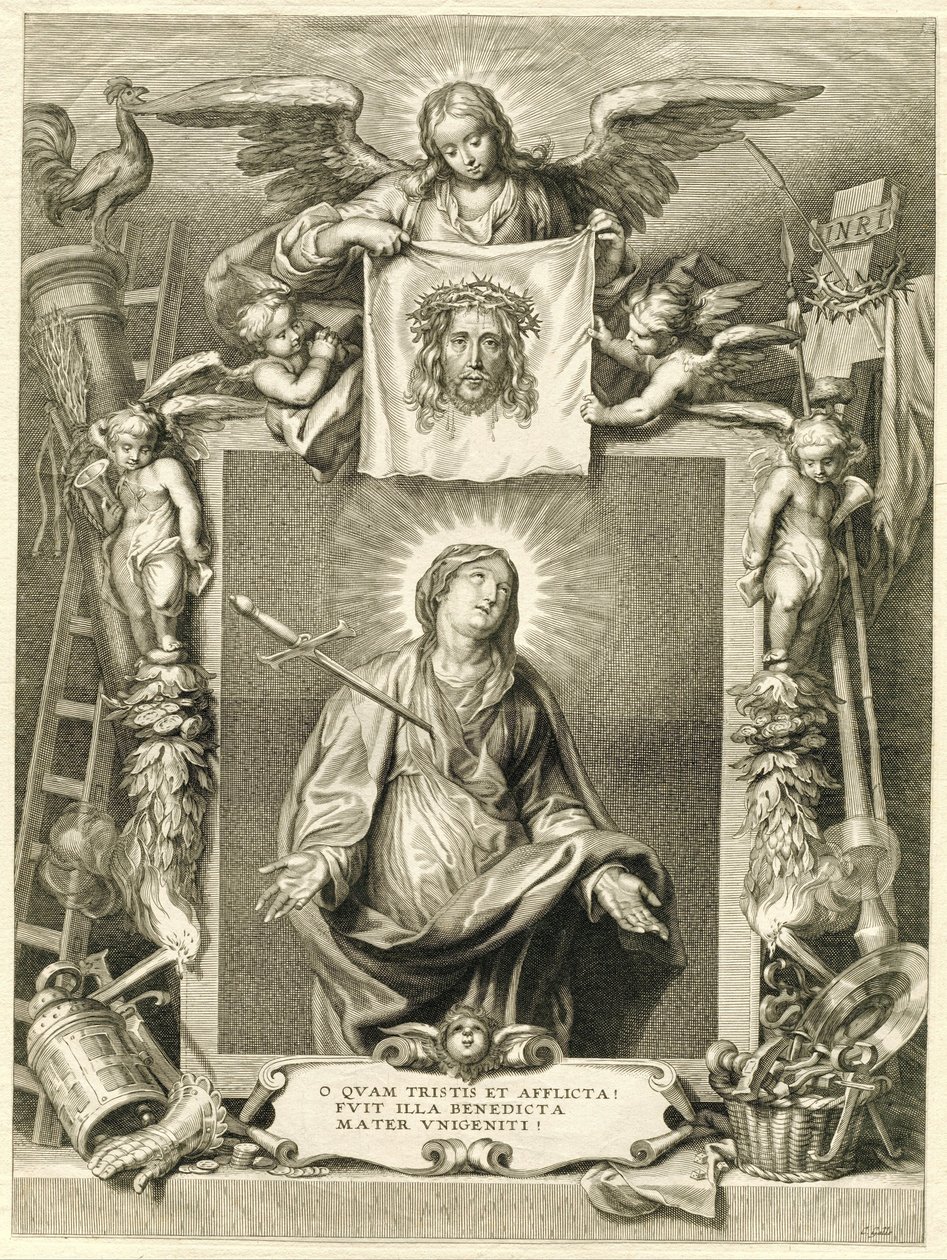 Mary as Mater Dolorosa by Cornelis Galle (II)