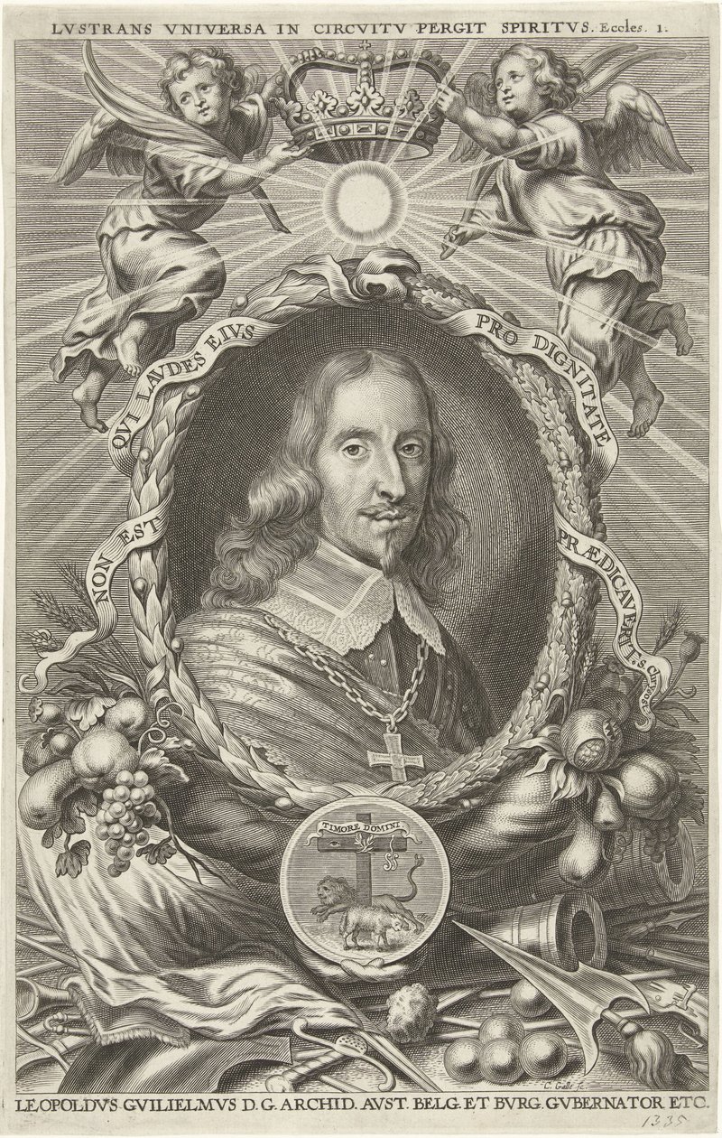 Portrait of Leopold Wilhelm, Archduke of Austria by Cornelis Galle (II)