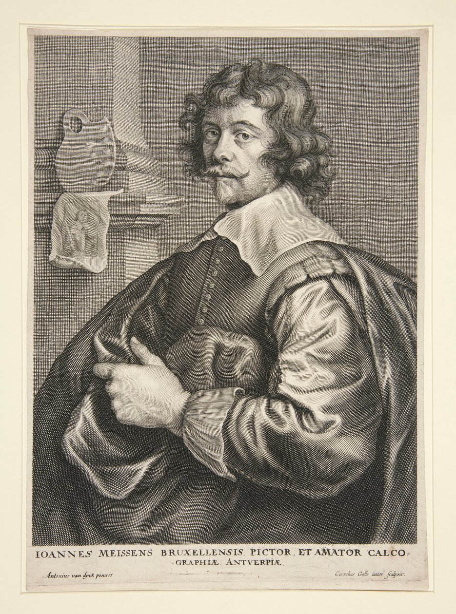 Joannes Meissens, Painter and Publisher in Brussels by Cornelis Galle II